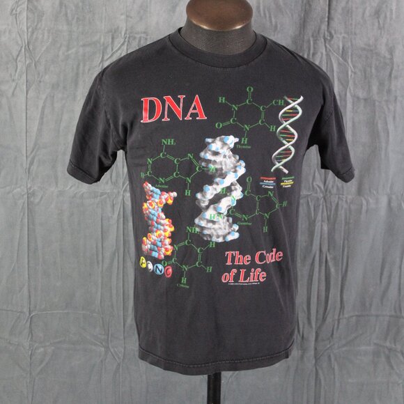 Vintage Graphic T-shirt - DNA Big Graphic - Men's Medium - Picture 1 of 11
